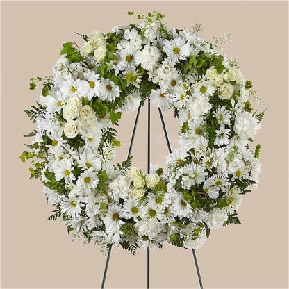 Faithful Wishes Wreath –  Shoshana Flower Llc, Jackson NJ