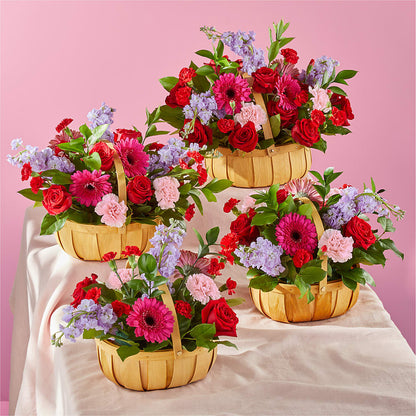 Pink Picnic Basket –  Shoshana Flower Llc, Jackson NJ
