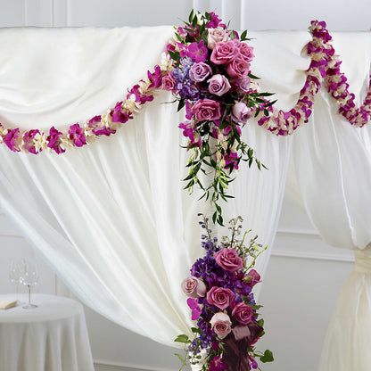 Color & Light Chuppah Decor –  Shoshana Flower Llc, Jackson NJ